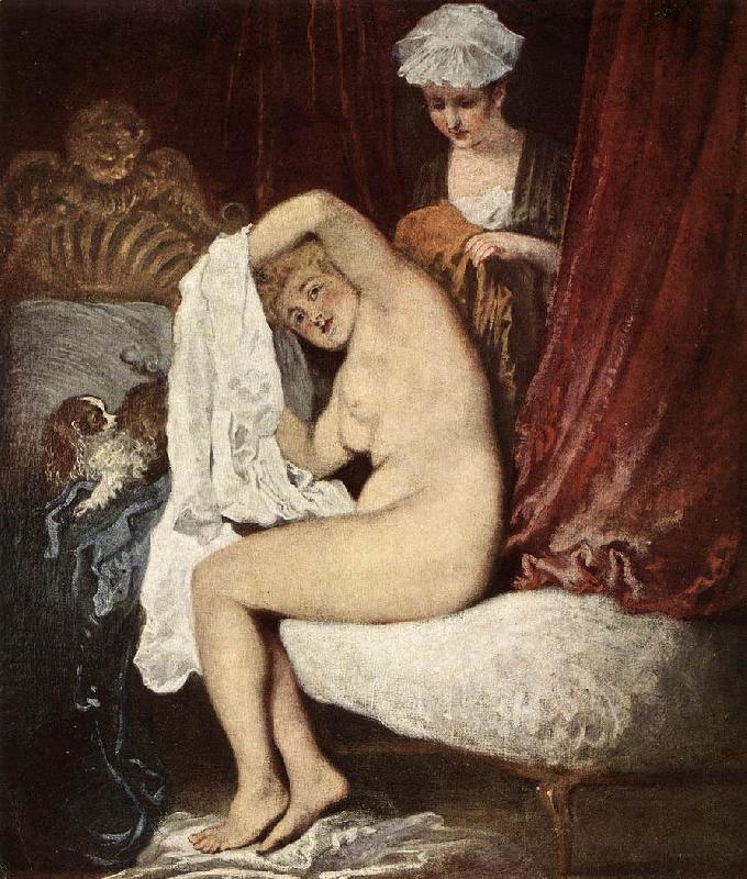 WATTEAU, Antoine The Toilette oil painting image